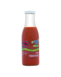 Сок томатный прямого отжима с мякотью с солью 500 мл Зеленая линия