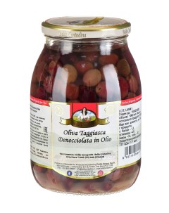 Оливки Taggiasca в оливковом масле без косточки натуральные 1062 мл Bella contadina