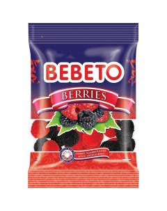 Мармелад Berries жевательный 80 г Bebeto