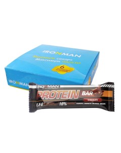 Протеиновый батончик Protein Bar с коллагеном Шоколад 50 г Ironman
