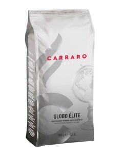 Зерновой кофе GLOBO ELITE пакет 1000гр Carraro