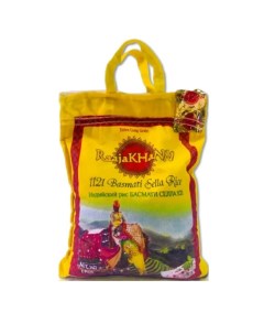 Пропаренный рис Басмати длиннозерный 2кг Raajakhann