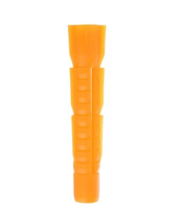 Дюбель универсальный 6х52 оранжевый с бортиком упак 20шт Fixxtools
