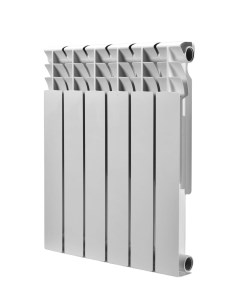 Биметаллический радиатор Bimetal 6 секций белый 6100237 Könner