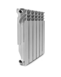 Алюминиевый радиатор LUX 12 секции белый 6008347 Könner