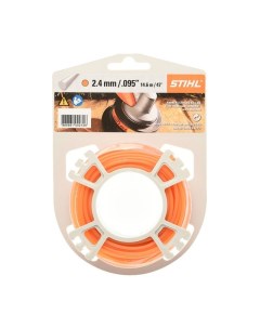 Леска для триммера прямая круг 2 4 мм 9302338 14 м Stihl