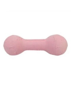 Игрушка для собак Foam TPR Puppy Гантель с пищалкой розовая 12 см Homepet