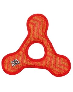 Игрушка для собак Треугольник с круглым отверстием красный Tuffy