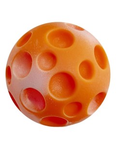 Игрушка для собак Yami Yami Мяч Луна средняя оранжевый виниловый 0 07 кг Yami-yami