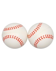 Игрушка для собак мячик зефирный Бейсбол 6 3 см Пижон