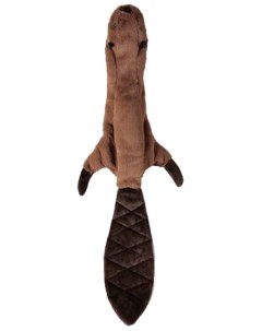 Мягкая игрушка для собак Шкурка бобра с пищалкой длина 60 см Gigwi