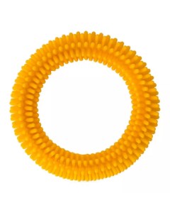 Игрушка для собак Кольцо Сириус с шипами желтый 6 8 см Tappi