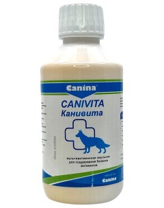 Витаминно минеральная добавка для собак и кошек Canivita 250 мл Canina