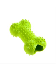 Игрушка для собак Кость резиновая зеленая 9 см Mr.pet