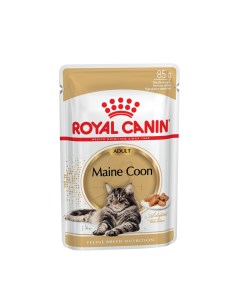 Влажный корм для кошек Maine Coon Adult мясо для мейн кунов 85г Royal canin