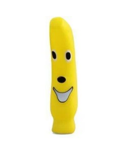 Игрушка для собак Банан виниловый желтый 15 см Nobrand