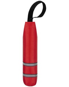 Игрушка для собак Тягалка аппорт бутылка красный со светоотражающей полоской 28 см Tappi