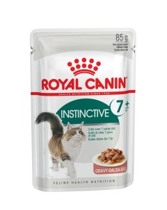 Влажный корм для кошек Instinctive 7 мясо в соусе 12шт по 85г Royal canin