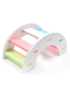 Игрушка для грызунов Мостик арочный 12 х 8 х 7 см разноцветный Bentfores
