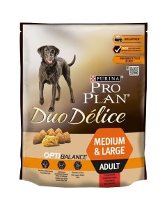 Сухой корм для собак Duo Delice Adult говядина и рис 0 7кг Pro plan