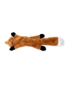 Мягкая игрушка для животных Лиса с двумя пищалками оранжевый Играй гуляй