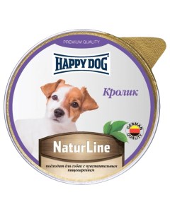 Консервы для собак Natur Line с кроликом 125 г Happy dog