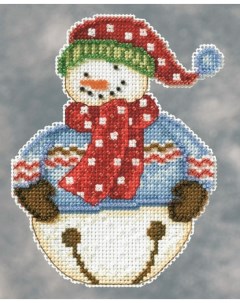 Набор для вышивания Снеговик Jingle арт DM20 4101 Mill hill