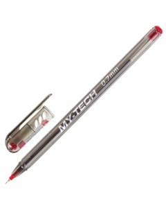 Набор из 25 шт Ручка шариковая масляная My Tech красная игольчатый узел 0 7 мм Pensan