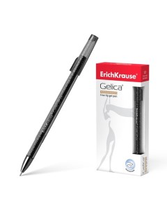 Ручка гелевая Gelica чернила чёрные узел 0 5 мм длина линии письма 500 метр Erich krause