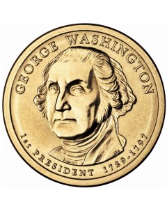 Монета США 1 доллар 2007 года 1 й президент Джордж Вашингтон Cashflow store