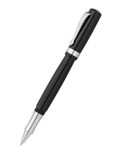 Ручка роллер STUDENT 0 7мм черный корпус с хромированными вставками Kaweco