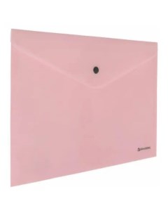 Папка конверт с кнопкой Pastel А4 до 100 листов 0 18 мм набор из 30 шт Brauberg
