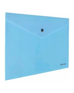 Папка конверт с кнопкой Pastel А4 до 100 листов набор из 30 шт Brauberg