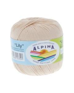 Пряжа Lily 208 бежевый Alpina