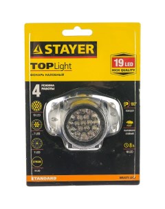 Налобный светодиодный фонарь Stayer