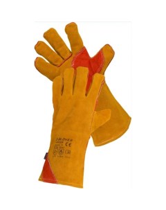 Спилковые пятипалые краги S. gloves