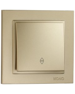 Одноклавишный проходной выключатель Mono electric
