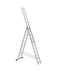 Алюминиевая трехсекционная лестница стремянка Sevenberg