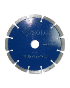 Сегментный алмазный диск по железобетону Solga diamant