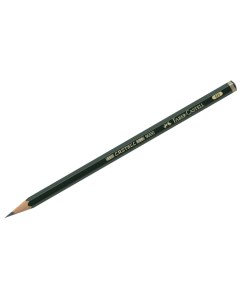 Заточенный чернографитный карандаш Faber-castell