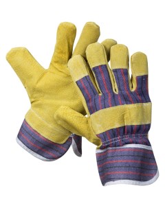 Комбинированные кожаные перчатки Stayer