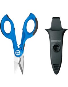 Универсальные ножницы монтажника для резки провода кабеля и снятия изоляции Weicon-tools
