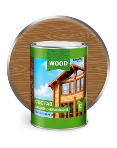 Быстросохнущий защитно красящий состав для древесины Farbitex