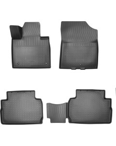 Салонные коврики для Hyundai Santa Fe 3D 2020 5 мест Unidec