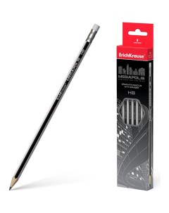 Шестигранный чернографитный карандаш Erich krause
