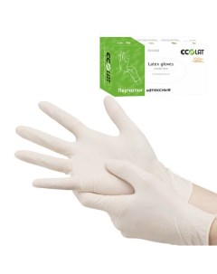 Диагностические смотровые перчатки Ecolat