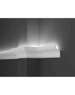 Ударопрочный влагостойкий потолочный карниз под LED подсветку Decor-dizayn