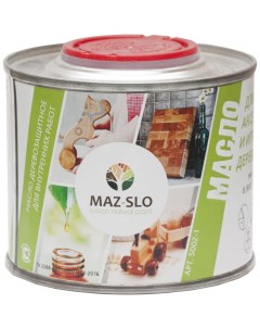 Масло для кухонных аксессуаров и игрушек из дерева Maz-slo