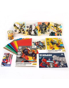 Подарочный набор для мальчика 10 предметов трансформеры Hasbro