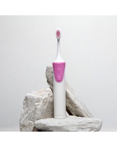 Электрическая зубная щетка luazon lp 009 вибрационная 8500 дв мин 4 насадки 2хаа розовая Luazon home